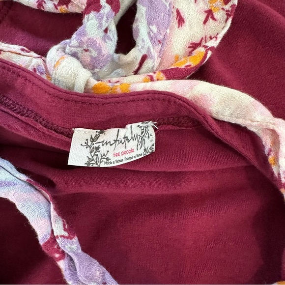 Free people Revolve FP Intimately Straps In The Back Bodysuit Wine Red Pink - Picture 8 of 16